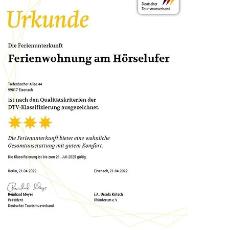 Am Hörselufer Apartment